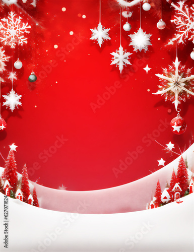 クリスマスの背景素材　ジェネレーティブ AI