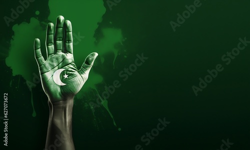 Photo pakistan independence day background. Ai generated