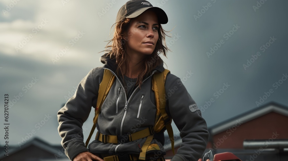 female roofer female roofer