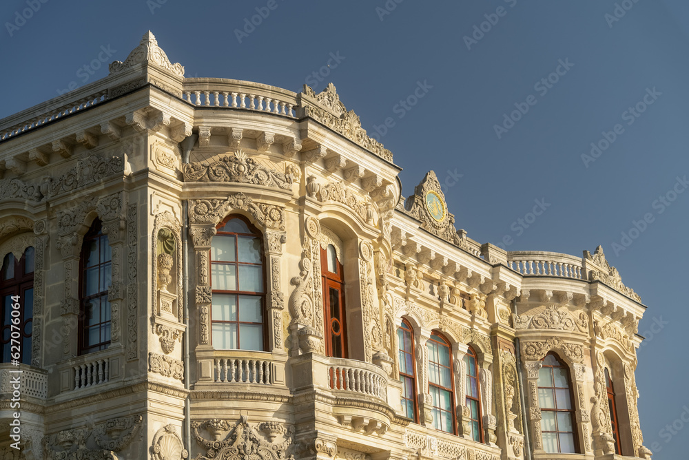 Kucuksu Palace in Beykoz, Istanbul City, Turkey Historical Building