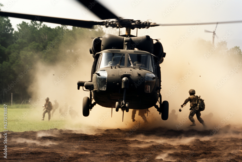 militar helicopter in flight and fight AI generated militar helicopter in flight and fight AI generated