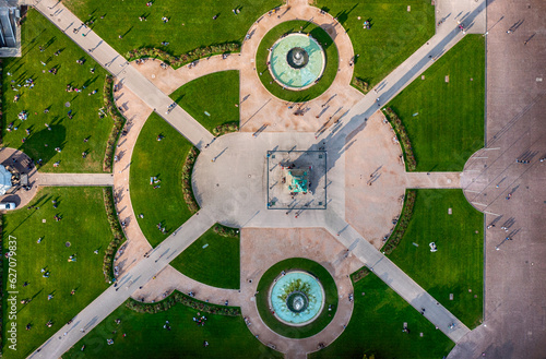 Schlossplatz in Stuttgart, Germany photo