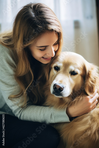 An image highlighting the role of pets in providing emotional support.  © kalafoto