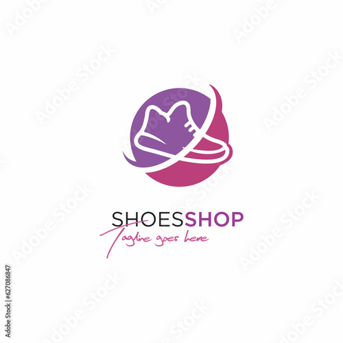  Shoe shop vector symbol. Suitable for business, web, online shop, social media