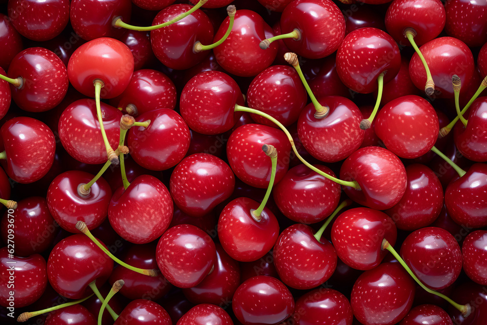 Photography of a bunch of cherries Photography of a bunch of cherries