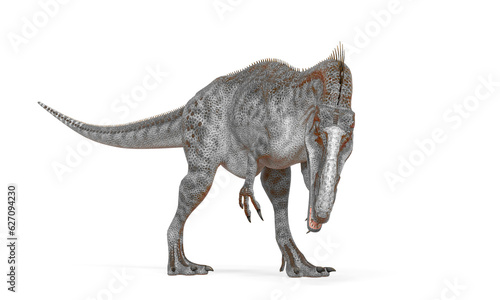 monolophosaurus is doing a eating pose