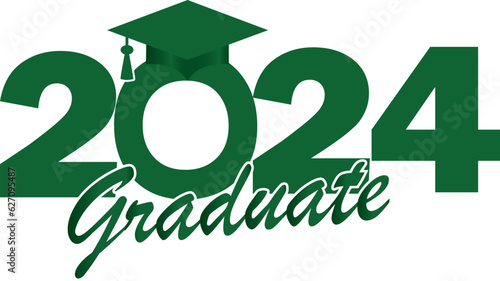 Green Class of 2024 Graduate