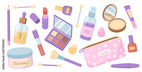 Set of cosmetic products