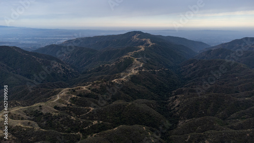 Foto San Gabriel Mountains and Inland Empire from Glendora Ridge, Angeles National Fo