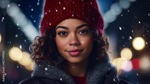 young adult woman wearing a...