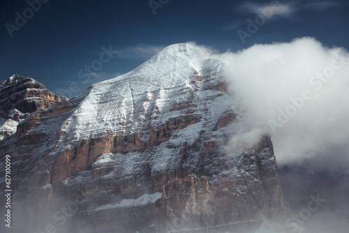 snow covered mountains, Dolomites