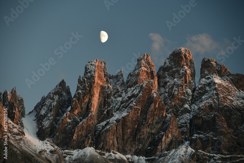 snow covered mountains, Dolomites