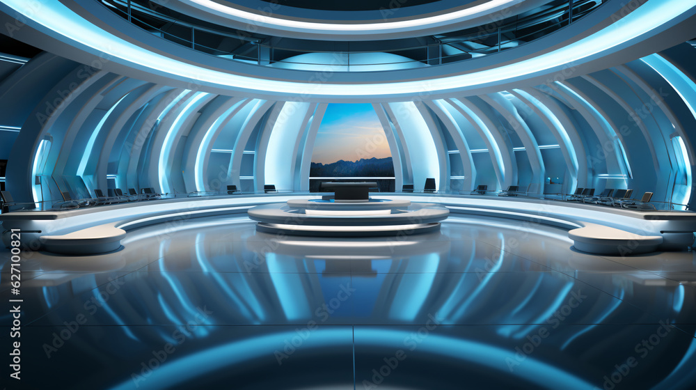 Tv Studio. Backdrop for TV shows .TV on wall. News studio. The perfect backdrop for any green screen or chroma key video or photo production. Tv Studio. Backdrop for TV shows .TV on wall. News studio. The perfect backdrop for any green screen or chroma key video or photo production.