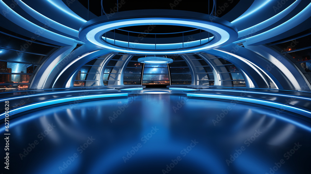 Tv Studio. Backdrop for TV shows .TV on wall. News studio. The perfect backdrop for any green screen or chroma key video or photo production. Tv Studio. Backdrop for TV shows .TV on wall. News studio. The perfect backdrop for any green screen or chroma key video or photo production.