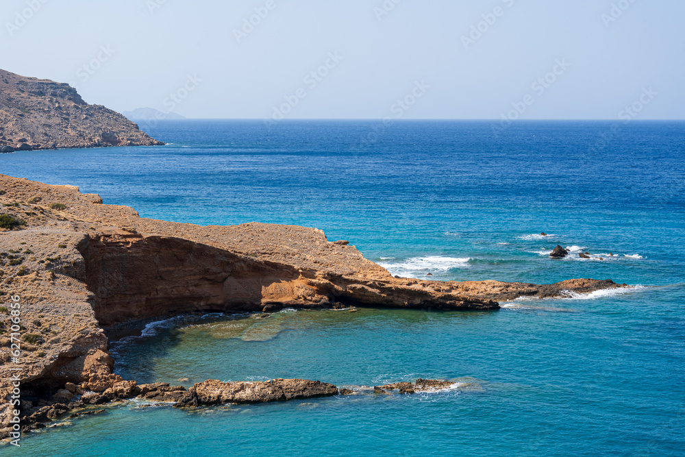 Felsige Küste auf Kreta