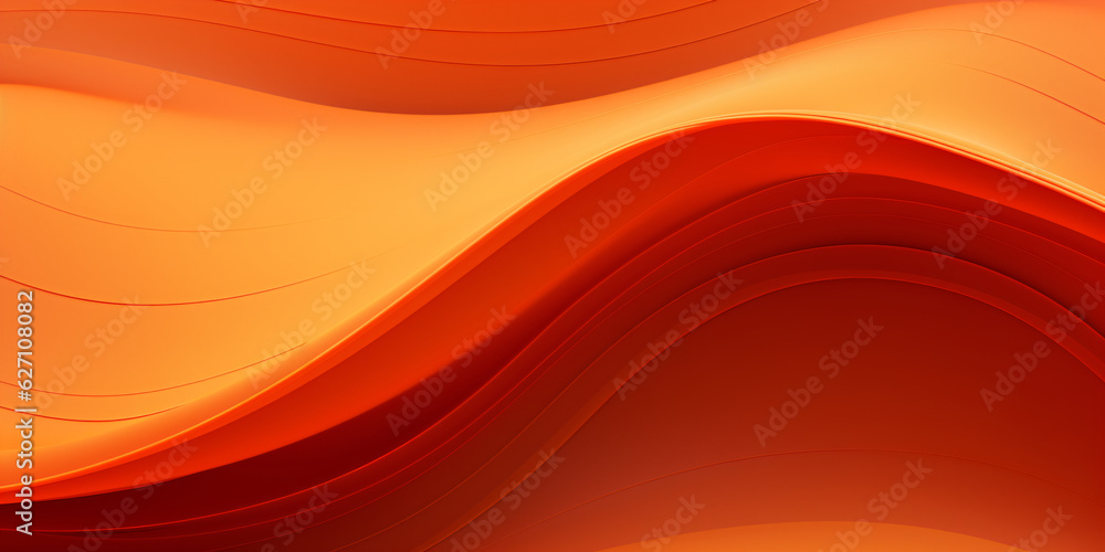 Abstract background with waves orange - created with AI Abstract background with waves orange - created with AI