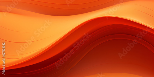 Abstract background with waves orange - created with AI