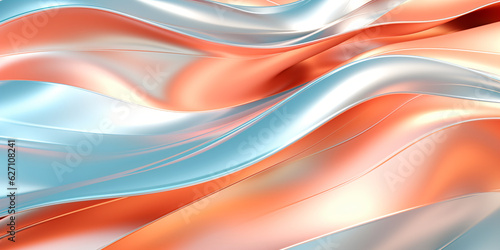 Abstrakter Hintergrund mit Wellen - mit KI erstellt