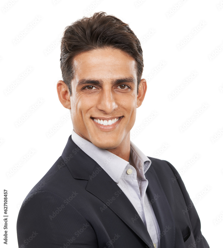 Confidence personified. Head and shoulders portrait of a handsome young businessman. Confidence personified. Head and shoulders portrait of a handsome young businessman.