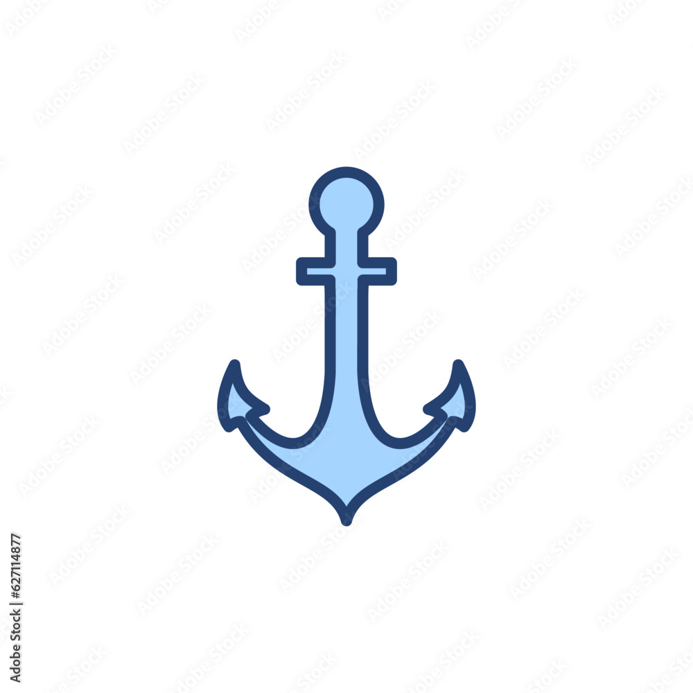 Anchor icon vector. Anchor sign and symbol. Anchor marine icon. Anchor icon vector. Anchor sign and symbol. Anchor marine icon.
