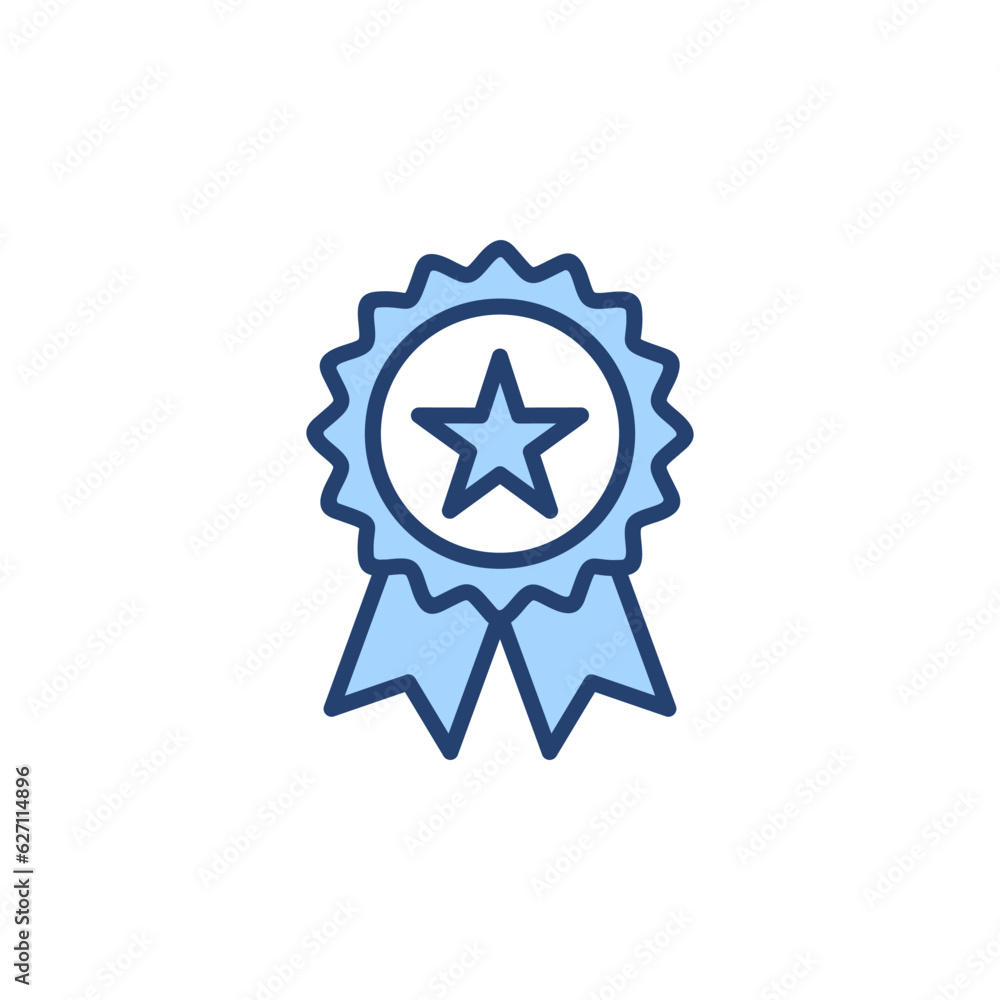 Badge icon vector. Awards icon vector. Achieve sign and symbols Badge icon vector. Awards icon vector. Achieve sign and symbols