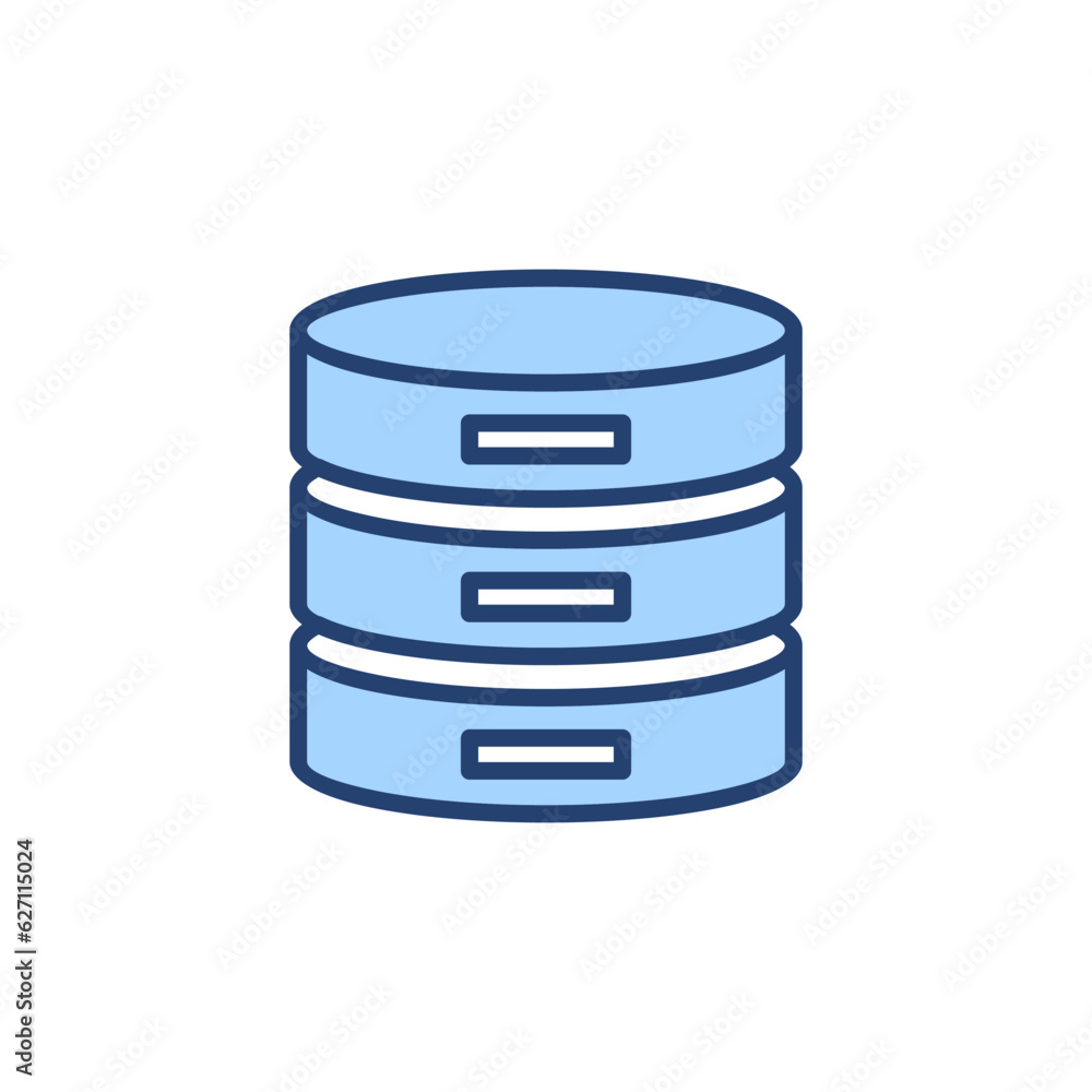 Database icon vector. database sign and symbol Database icon vector. database sign and symbol