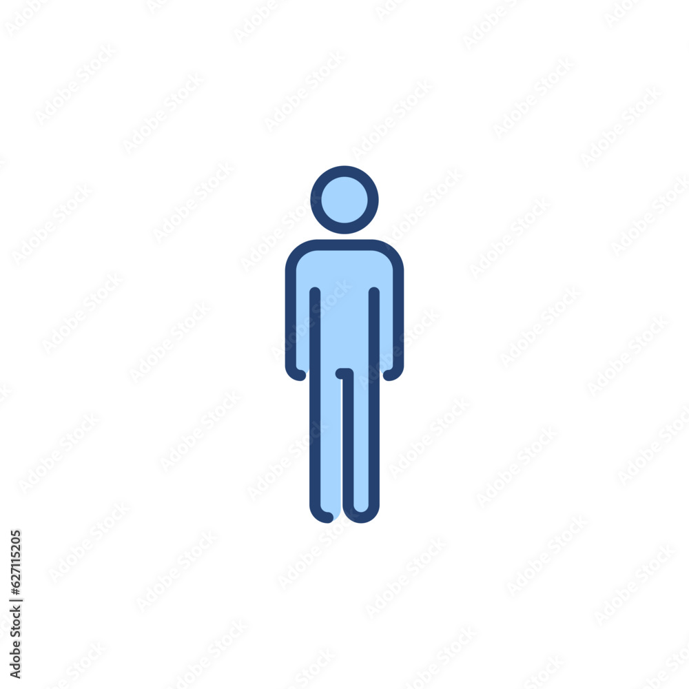 Man icon vector. male sign and symbol. human symbol Man icon vector. male sign and symbol. human symbol