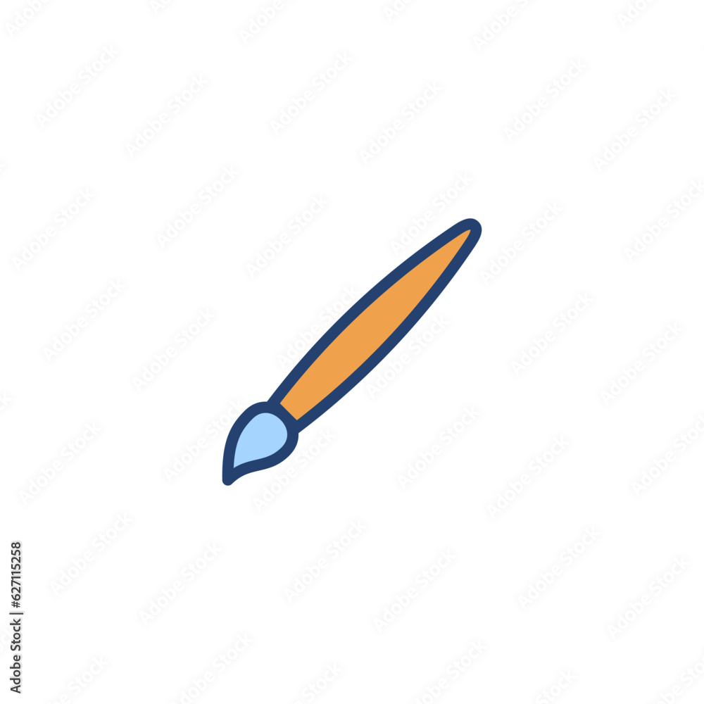 Paint icon vector. paint brush sign and symbol. paint roller icon vector Paint icon vector. paint brush sign and symbol. paint roller icon vector