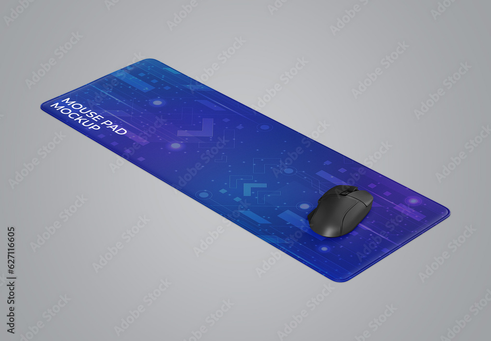 Large Gaming Mouse Pad Mockup Stock Template Adobe Stock