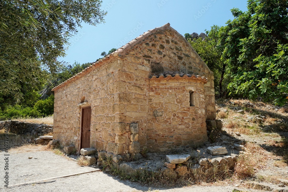 Lissos Archaelogical Site in Sougia, Crete Lissos Archaelogical Site in Sougia, Crete