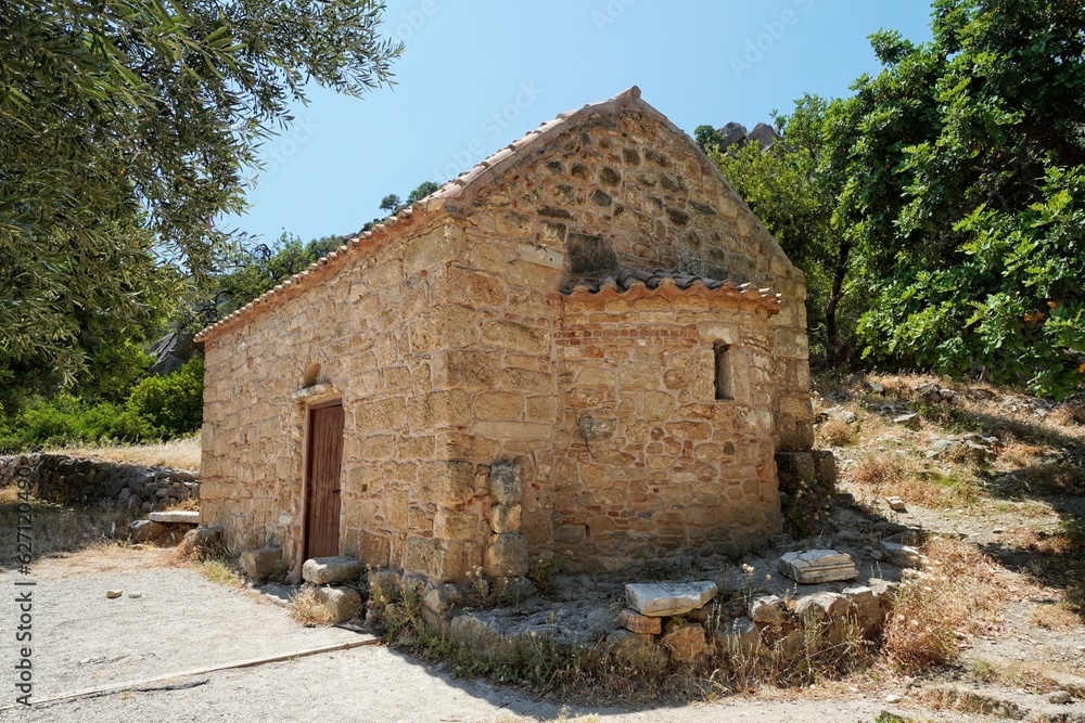 Lissos Archaelogical Site in Sougia, Crete