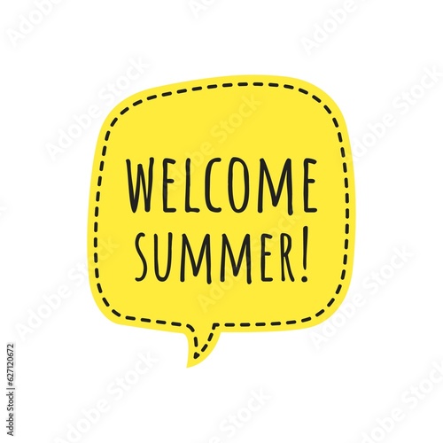 ''Welcome Summer'' Lettering