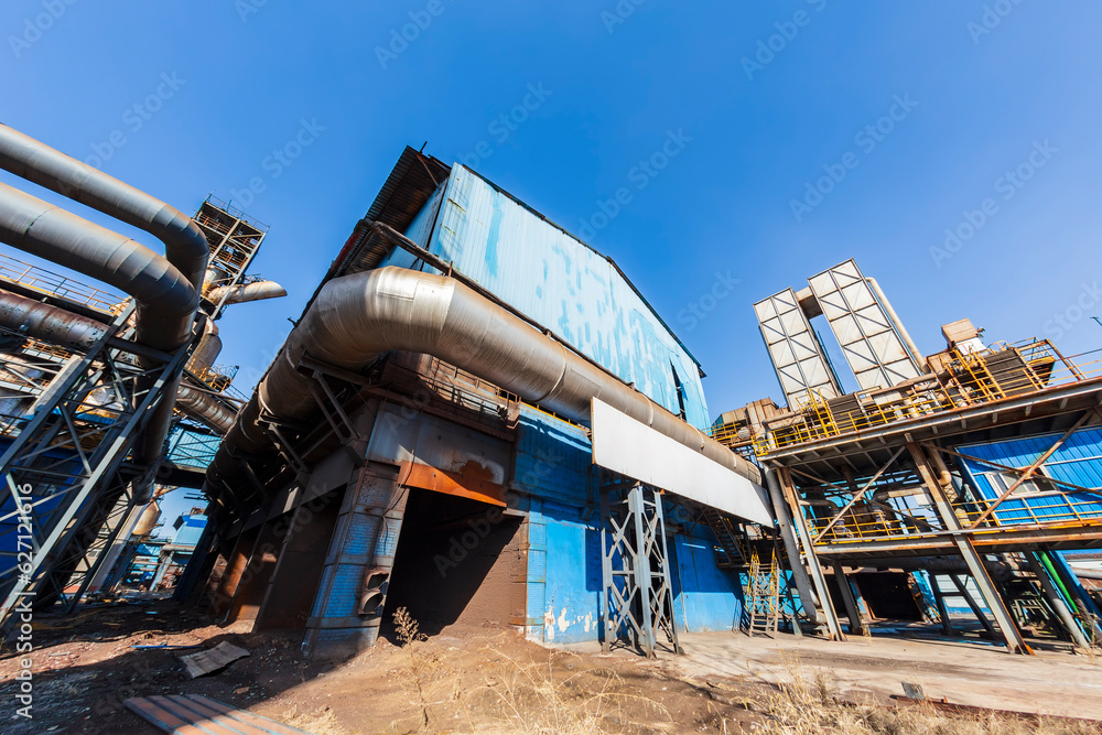 Obraz premium The workshop and equipment of the steel mill