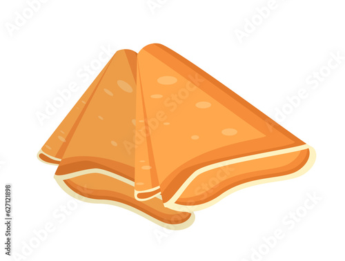 Set of pancakes vector concept