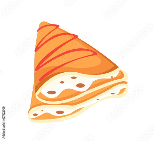 Set of pancakes vector concept