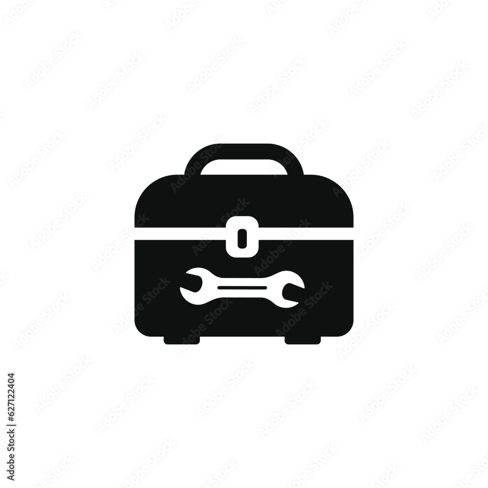 Toolbox icon isolated on white background Toolbox icon isolated on white background