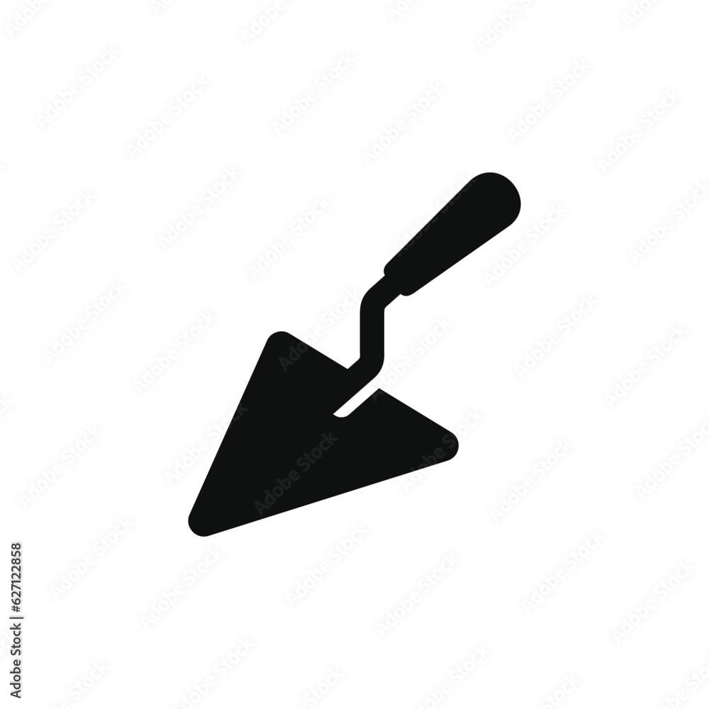 Trowel icon isolated on white background