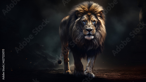 lion in the zoo © Imran