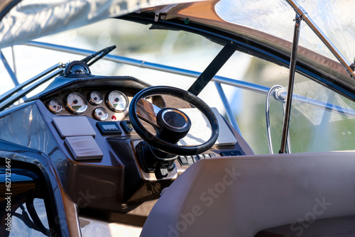 steering wheel luxury leisure drivers cab cockpit