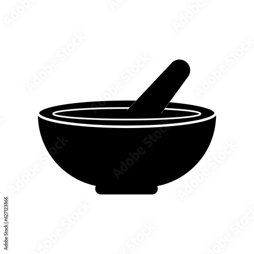 mortar icon glyph style design flat trendy style illustration..eps