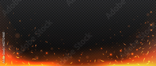 Sparks fly effect on copy space vector concept