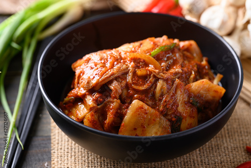 Kimchi cabbage, Korean homemade side dish food