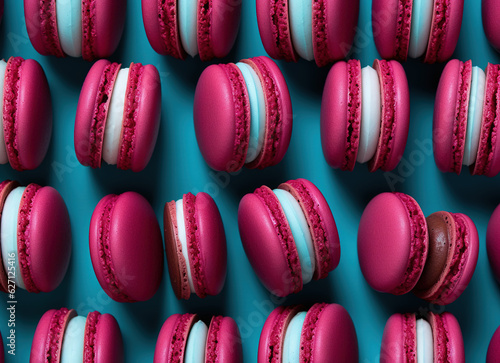 colorful macaroons background
