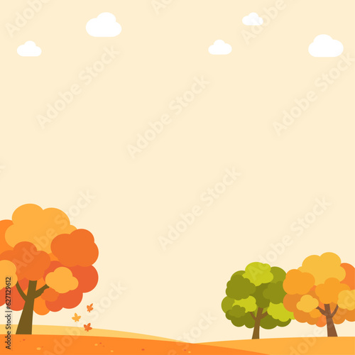 背景イラスト_紅葉
