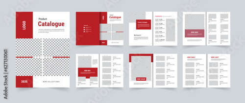 Clean and modern furniture catalog brochure design template A4 Size