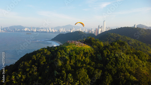 Fotografie Morro do Careca, Praia Brava, Balneário Camboriú, Santa Catarina, Brasil