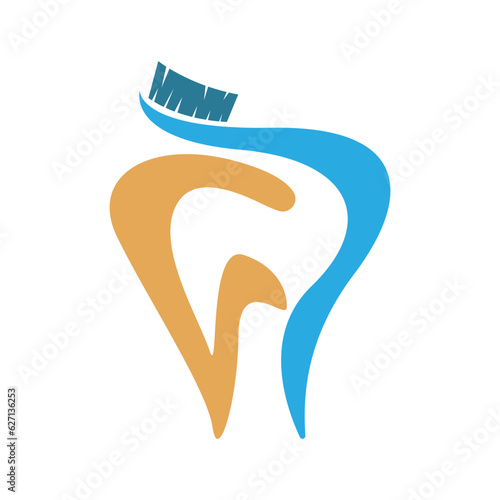 Dental icon logo design