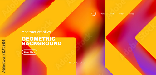 Vector creative geometric background design