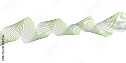 green and white color wave background for brochure, flyer, webdesign and print. Green and white line wave background .