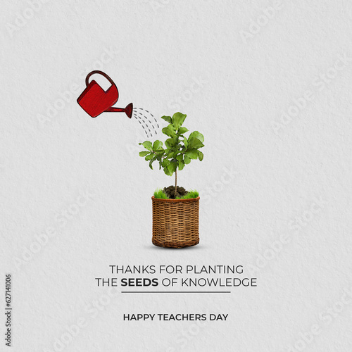 International Happy Teacher's day Social media post, Postcard and Banner design. Creative Post design for Teachers Day. 